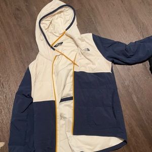 Lightly worn women’s north face sweat jacket